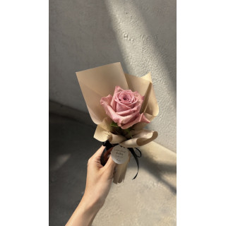 【高雄-慕光花寓】韓系包裝-單朵大玫瑰花束