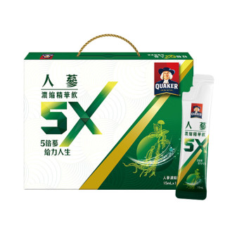 桂格 5X人蔘濃縮精華飲盒裝18包