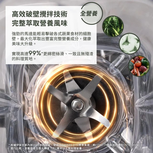 Electrolux 伊萊克斯 極致美味700 破壁調理果汁機 (E7TB1-711P)