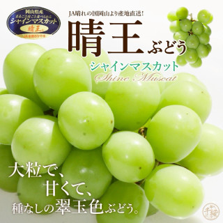 【水果禮盒】頂級日本岡山晴王麝香葡萄