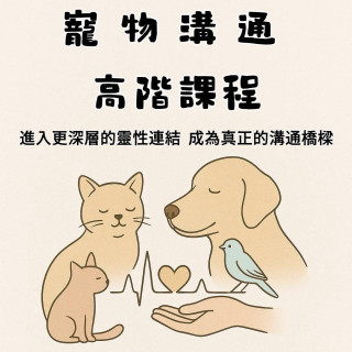 寵物溝通高階課程｜從零開始了解毛孩內心世界